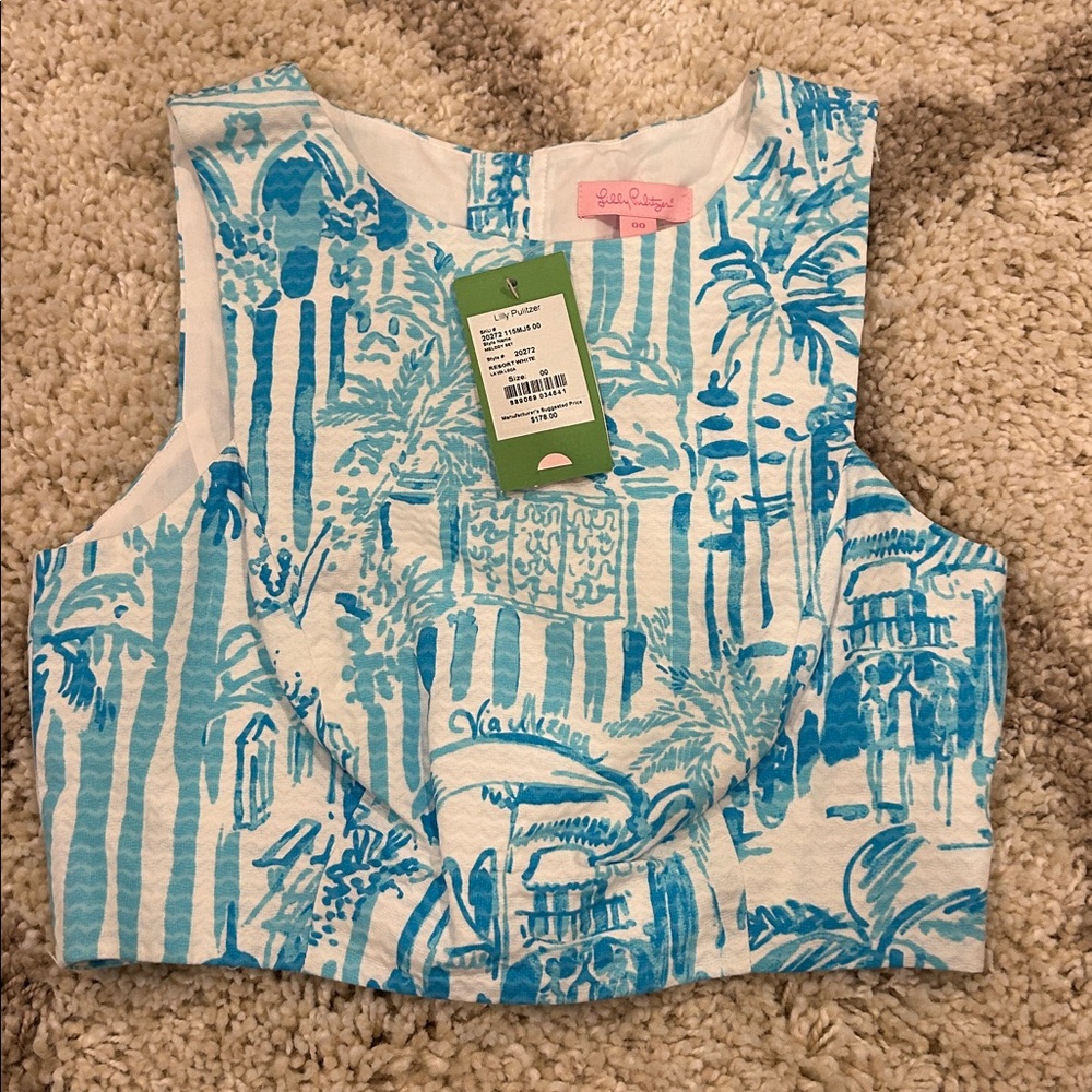 NWT Lilly Pulitzer melody crop top